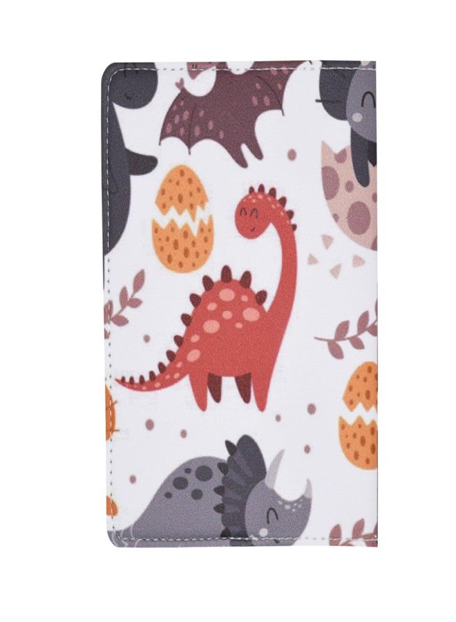 Snogisa Passport Cover for Kids, Women and Men,Travel Documents Organizer Protecto,Travel Passport Holder,Passport Holder Cover Travel Wallet (dinosaur) - Image 2